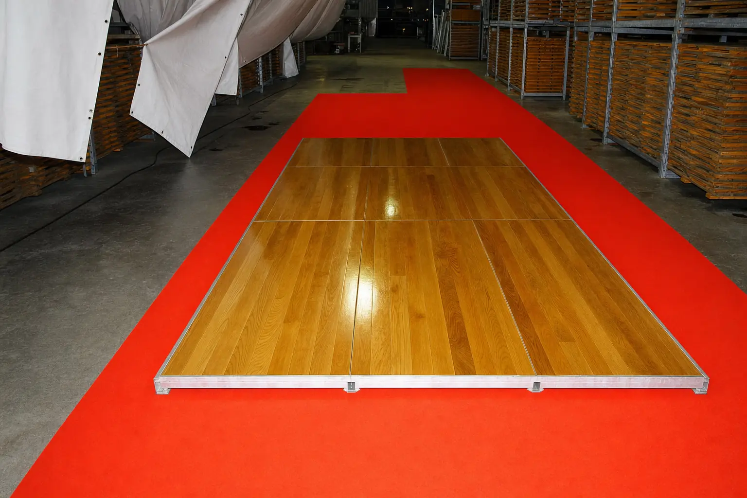 Pannelli in legno rovere per pavimentazione modulare